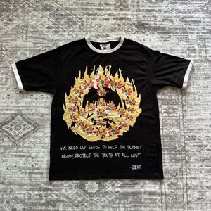 Zent Black Graphic T-Shirt